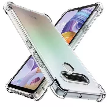 Мягкий прозрачный чехол для телефона TPU для LG Stylos 6 5 4 3 V60 ThinQ V50S V50 V40 V30 G8X, ударопрочный, защитный чехол с подушкой безопасности, ультратонкий, прозрачный, защитный чехол LG V35 ThinQ прозрачный
