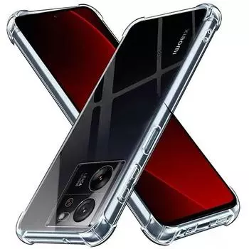 Мягкий прозрачный чехол для телефона TPU для Xiaomi 13T Pro 13 Lite 12T 12, противоударный защитный чехол с подушкой безопасности, ультратонкий прозрачный чехол с полной защитой For Xiaomi 12 Lite прозрачный