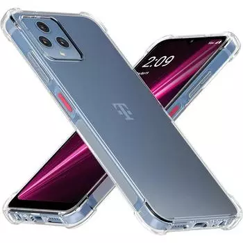 Мягкий прозрачный чехол из ТПУ для телефона TCL T-Mobile Revvl 7 6x 6 Pro T Phone 5G, ударопрочный, защитный, с подушкой безопасности, ультратонкий, прозрачный, с полной защитой T Phone Pro 5G прозрачный