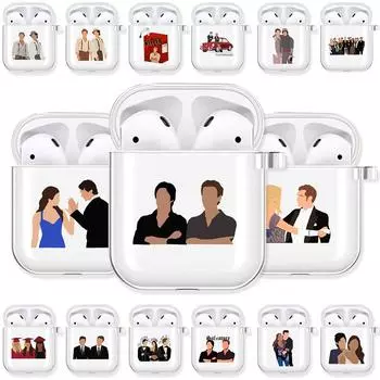 Мягкий прозрачный чехол из ТПУ «Дневники вампира» для Airpods Pro 2 1 3 Pro Damon Елена Стефан силиконовый чехол для наушников чехлы для Airpod