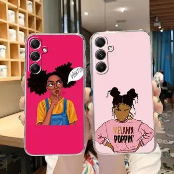 Мягкий прозрачный силиконовый чехол для девушки для Xiaomi Redmi Note 13 Pro 13C Poco Samsung A35 A55 M35 S24 Huawei Honor 200 iPhone Camera Защитный противоударный чехол Samsung Galaxy S20 FE