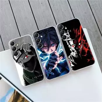 Мягкий прозрачный силиконовый чехол с рисунком аниме для Xiaomi Redmi Note 13 14T 15 Samsung A55 A35 M35 S24 FE iPhone 15 Huawei Honor 200 Camera Защитный противоударный чехол Samsung Galaxy S20