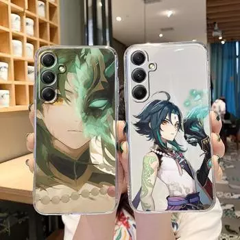 Мягкий прозрачный силиконовый чехол с рисунком из мультфильма для Xiaomi Redmi Note 13 Pro Poco C65 Samsung A55 M35 S24 iPhone 15, защитный противоударный чехол для камеры Samsung Galaxy A13 4G