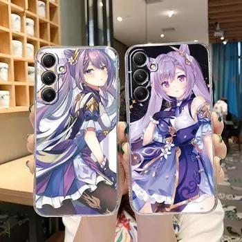 Мягкий прозрачный силиконовый чехол с рисунком из мультфильма для Samsung A55 M35 S24 Xiaomi Redmi Note 13 Poco C65 iPhone Camera Противоударный защитный чехол Samsung Galaxy A11