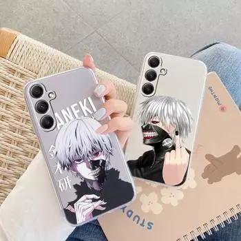 Мягкий прозрачный силиконовый чехол с рисунком из мультфильма для Samsung A55 A35 M35 S24 Xiaomi Redmi Note 13 Poco C65 iPhone 15, противоударный защитный чехол для камеры Samsung Galaxy A11