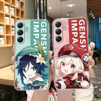 Мягкий прозрачный силиконовый чехол с рисунком из мультфильма для Samsung A55 M35 S24 Xiaomi Redmi Note 13 Poco C65 iPhone Camera Противоударный защитный чехол Samsung Galaxy S20