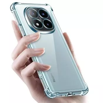 Мягкий прозрачный силиконовый чехол с защитой от падений и подушек безопасности TPU для XIAOMI POCO X7 / X7 Pro Xiaomi POCO X7 Pro чистый