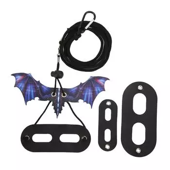 Мягкий регулируемый поводок для маленьких рептилий и животных, поводок для бородатой агамы для прогулок на свежем воздухе фиолетовый