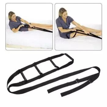 Мягкий ремень для помощи при подъеме на лестницу, регулируемый ремень для пожилых людей, черный ремень для помощи при подъеме, бытовой 4 Handle