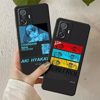 Мягкий роскошный чехол из ТПУ для Samsung Galaxy S23 5g S21 Note 20 Ultra 10 Plus 8 9 S22 S20 S22, чехол с рисунком аниме «Человек с бензопилой» Samsung Note 20