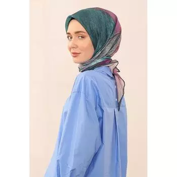 Мягкий шарф ShantuQ Digital Color Transition, масло/фиолетовый