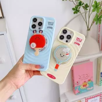 Мягкий силиконовый 3D-чехол для телефона с магнитной волной и подставкой Air Bag для iPhone 16, 15, 14, Pro Max Plus, 13, 12, Pro, 11. Универсальный защитный чехол от падения iPhone 16 Pro Max синий