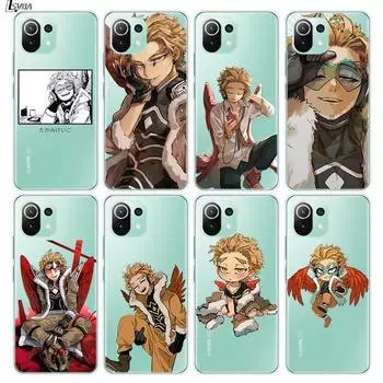 Мягкий силиконовый чехол BNHA Hawks Coat Anime для Xiaomi Mi Note 11 11i 10i 10T 10 9T 9 SE Lite Pro Ultra Phone Case Xiaomi 9 Lite