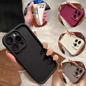 Мягкий силиконовый чехол Candy Liquid для iPhone 16 13 Pro Max 12 mini 7 8 14 Plus XR Moto G22 G30 Google Pixel 9 OnePlus Nord CE4 противоударный чехол for iPhone 5/5s чёрный