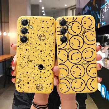 Мягкий силиконовый чехол Cartoon Line для Xiaomi Redmi Note 13 Pro 13C Poco M6 Pro Samsung A35 A55 A34 Huawei Honor Realme Camera Защитный противоударный чехол Samsung Galaxy S21 5G