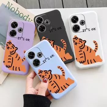 Мягкий силиконовый чехол Cat для Samsung A55 M35 S24 Redmi Note 13 Pro 13C 14 Xiaomi Poco C65 iPhone 15 Huawei Honor 200 Lite Realme Camera Противоударный чехол Samsung Galaxy S9 Plus белый