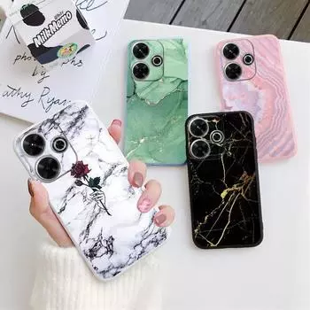 Мягкий силиконовый чехол Cool Marble для Samsung A55 A35 M35 M34 Xiaomi Redmi Note 13 Pro 13C iPhone 15 Huawei Honor 200 Camera Защитный противоударный чехол Samsung Galaxy S20 синий