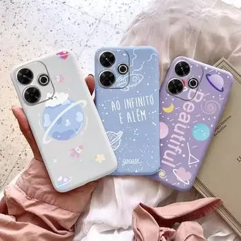 Мягкий силиконовый чехол Cosmic Planet для Xiaomi Redmi Note 13 Pro 13C 14T 15 Samsung A55 A35 M34 M35 S24 Huawei Honor 200 iPhone Realme противоударный чехол Samsung Galaxy S9 Plus фиолетовый