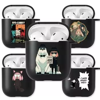 Мягкий силиконовый чехол для Apple Airpods Pro 3 2 1 Anime Spy X Family Anya Yor Loid, чехлы для наушников Bluetooth, беспроводной чехол для Airpod