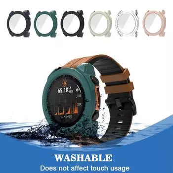 Мягкий силиконовый чехол для часов Garmin Fenix 8 9H Взрывозащищенный Fenix8 Защитное стекло A3X6 transparent-51mm