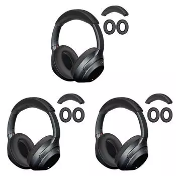 Мягкий силиконовый чехол для гарнитуры Sony ULT WEAR WH-ULT900N/WH-1000XM3/XM4 (черный)