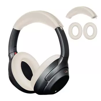 Мягкий силиконовый чехол для гарнитуры T0 # для Sony ULT WEAR WH-ULT900N/WH-1000XM3/XM4 (Айвор