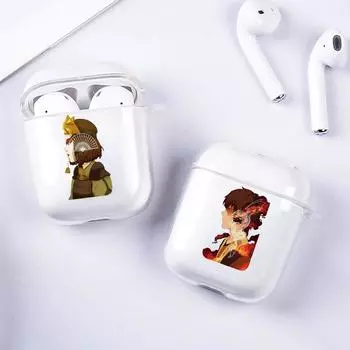 Мягкий силиконовый чехол для наушников Airpods 1 2 с героями мультфильмов «Аватар последний Airbender» для Airpods 1 2, беспроводные Bluetooth наушники, прозрачный чехол из ТПУ