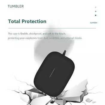 Мягкий силиконовый чехол для наушников Linkbuds S WF-LS900N Cover (черный)