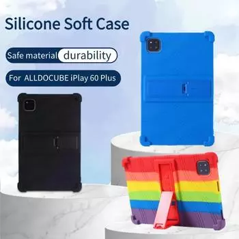 Мягкий силиконовый чехол для планшета Alldocube iPlay 60 Plus 11,45 , защитный чехол с подставкой и 4 противоударными подушками безопасности iPlay60 plus красный