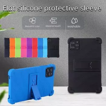 Мягкий силиконовый чехол для PRITOM Tronpad B8 / NEWISION VOLENTEX L8 Case 8 Tablet PC Protector Funda с 4 противоударными подушками безопасности Soft NEWISION L8 красный