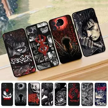 Мягкий силиконовый чехол для телефона «Аниме Berserk Guts» для iphone 14 13 12 11 Pro Mini XS MAX 8 7 6 Plus X XS XR iphone 14