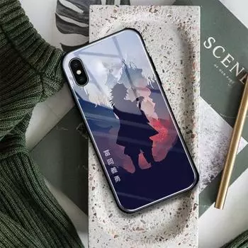 Мягкий силиконовый чехол для телефона Giyu Tomioka Demon Slayer Art Glass для iPhone SE 6s 7 8 Plus X XR XS 11 12 13 Mini Pro Max iPhone 6 6s&Tempered Glass case