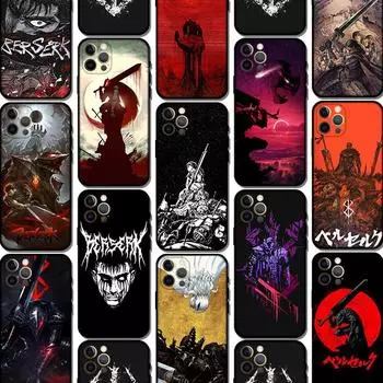 Мягкий силиконовый чехол для телефона Guts Berserk японского аниме Манга для IPhone SE 6S 7 8 Plus X Xr Xs 11 12 13 Mini Pro Max Samsung Other Phone models&Matte Silicone Case