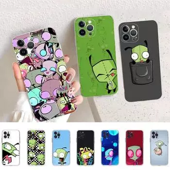 Мягкий силиконовый чехол для телефона Invader Zim для iphone 14 13 12 11 Pro Mini XS MAX 8 7 6 Plus X XS XR 6plus or 6s plus