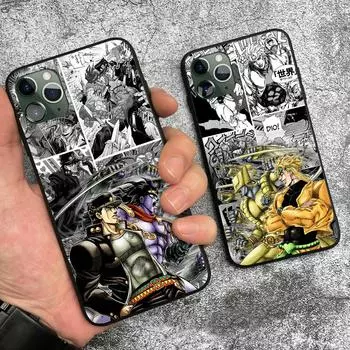 Мягкий силиконовый чехол для телефона JoJo s Bizarre Adventure с персонажем для iPhone 6s 7 8 Plus X XR XS 11 12 13 mini Pro Max Other Phone model
