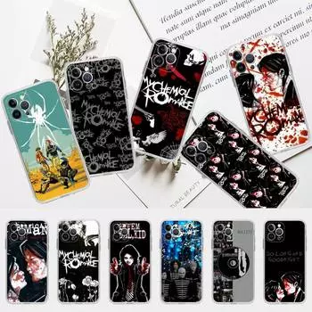 Мягкий силиконовый чехол для телефона My Chemical Romance для iphone 14 13 12 11 Pro Mini XS MAX 8 7 6 Plus X XS XR iphone 14