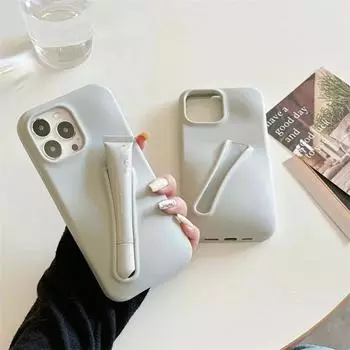 Мягкий силиконовый чехол для телефона с эффектом помады для iPhone 16 14 15 Pro Max X Xs XR 11 13 12 Mini 6 7 8 Plus SE, портативный чехол с блеском для губ iPhone 6 / 6S зелёный