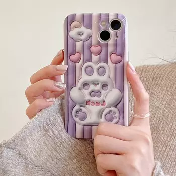 Мягкий силиконовый чехол для телефона с рисунком кролика, облака, звезд, Ins Bunny Heart для Iphone 11 12 13 Promax 14 Pro Max, задняя крышка For iphone 14pro