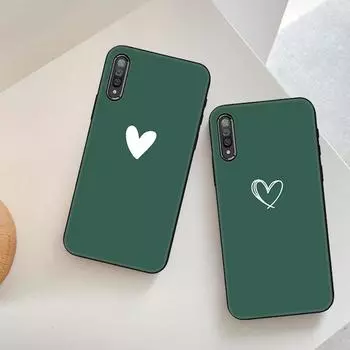 Мягкий силиконовый чехол для телефона с рогами, снежинками, сердечками и узорами для IPhone 7, 8, 11, 12, Huawei P30 Lite P40, Xiaomi Redmi 8A, Samsung Galaxy A50, Nokia, чехол OPPO A52