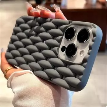 Мягкий силиконовый чехол для телефона с теплоотводом для iPhone 11 12 13 14 15 16 Pro Max X Xs Max XR Plus Hollow Bumper Cases Cover iPhone 16 Pro Max чёрный