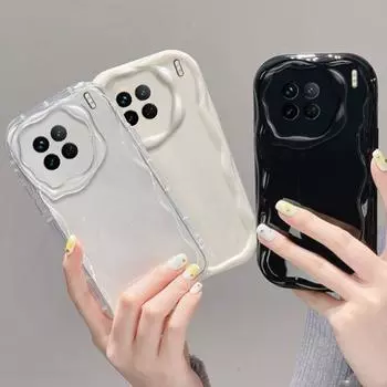 Мягкий силиконовый чехол для Vivo Y12 Y15 Y15S Y15 2020 Y17 Y19 U10 U20 X80 X90 Pro X90S S1 Y50 Y30 Y30i Y16 Y02S Y52 Y72 4G 5G, чехол из ТПУ, задняя крышка для телефона For Vivo Y12 чёрный