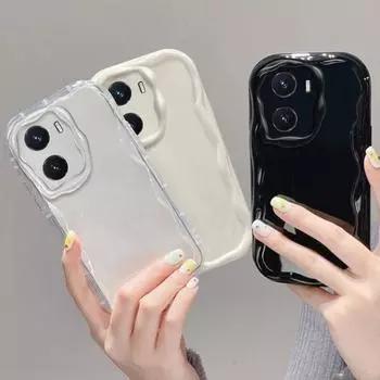 Мягкий силиконовый чехол для Vivo Y20 Y12s 2021 Y20s DG Y12A Y20i Y52 Y72 Y21 Y21S Y21T Y33S Y33T T1X Y76 Y77 V9 Y91C F1S 4G 5G чехол из ТПУ для задней панели телефона For Vivo Y20 чёрный