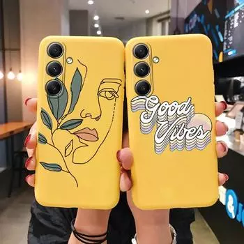 Мягкий силиконовый чехол Girls Line для Xiaomi Redmi Note 13 Pro 13C Poco M6 Pro Samsung A35 A55 A34 Huawei Honor Realme Camera Защитный противоударный чехол Samsung Galaxy S21 5G