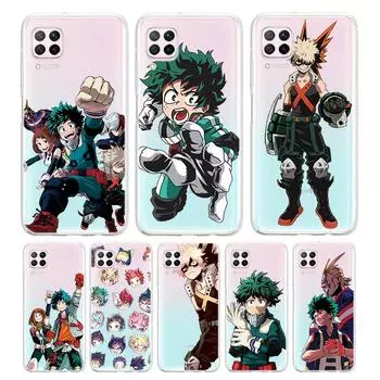 Мягкий силиконовый чехол из ТПУ Boku My Hero Academy для Huawei P50 P40 P30 P20 Pro P10 P9 P8 Lite E Plus 2019, чехол для телефона P8 Lite 2016