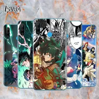 Мягкий силиконовый чехол из ТПУ «Мой герой Академии» аниме для Huawei P40 P30 P20 Pro P10 P9 P8 Lite E Plus 2019 2017, чехол для телефона HuaweiP40 Lite E