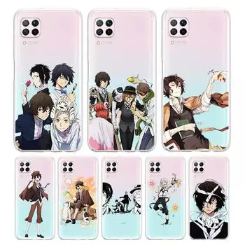 Мягкий силиконовый чехол из ТПУ с аниме Bungou Stray Dogs для Huawei P50 P40 P30 P20 Pro P10 P9 P8 Lite E Plus 2019, чехол для телефона P8 Lite 2016