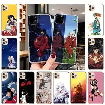 Мягкий силиконовый чехол из ТПУ с аниме Inuyasha Sesshomaru для iPhone 13 12 11 Pro Max XSMax X XS XR 7 8 Plus SE2020 12 Mini Cover iphone 13