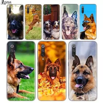 Мягкий силиконовый чехол из ТПУ с немецкими овчарками для Xiaomi Mi Note 11 10T 10 9 9T SE 8 Lite Pro Ultra 5G, чехол для телефона Xiaomi 8