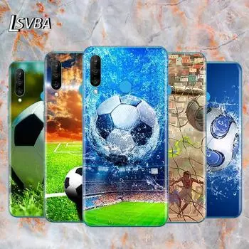Мягкий силиконовый чехол из ТПУ «Я люблю огонь футбол» для Huawei P40 P30 P20 Pro P10 P9 P8 Lite E Plus 2019 2017, чехол для телефона HuaweiP40 Lite E