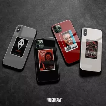 Мягкий силиконовый чехол из закаленного стекла с значками фильмов ужасов для iPhone SE 6 6s 7 8 Plus X XR XS 11 12 13 mini Pro max iPhone 7 8&Silicone TPU Case